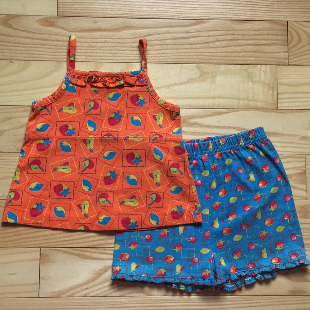 Girl’s Tank and Shorts Set